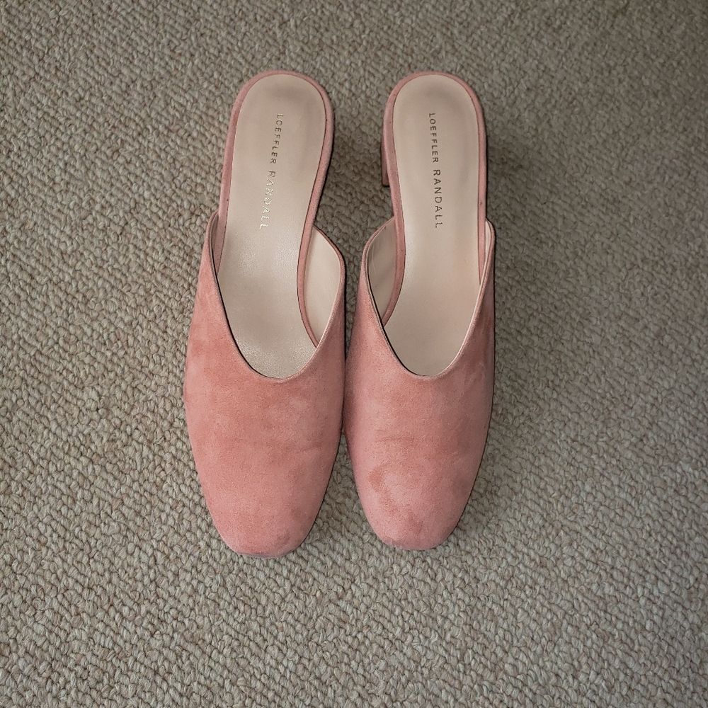 Loeffler Randell mule, size 9.5b